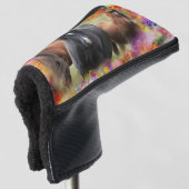 Paarden Colorful Golfheadcover (3/4 voorkant)