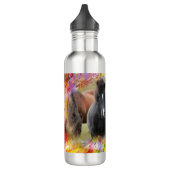 Paarden Colorful Waterfles (Links)