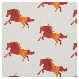 Paarden Custom Ivoor Linnen (54" breedte) Stof