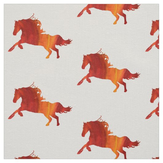 Paarden Custom Ivoor Linnen (54" breedte) Stof (Swatch)