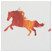 Paarden Custom Pima Katoen Stof (Close Up)