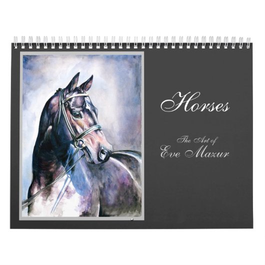 Paarden, de kunst van Eve Mazur Kalender (Hoes)