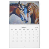 Paarden, de kunst van Eve Mazur Kalender (Feb 2026)