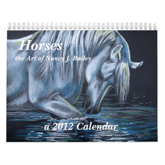 Paarden - de Kunst van Nancy J. Bailey Kalender (Hoes)
