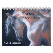 Paarden, de kunst van Nancy J. Bailey Kalender (Hoes)