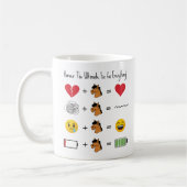 Paarden: de ultieme oplossing voor alles! warme ca koffiemok (Links)