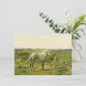 Paarden Dichtbij de Kust (door Rosa Bonheur) Kaart (Staand voorkant)