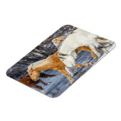 Paarden die de stroom passeren magneet (Linkerzijde)