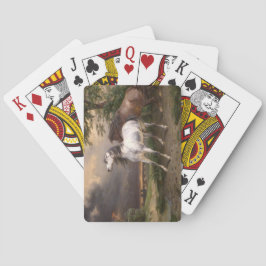 Paarden die door het Storm zijn bevrucht (door Car Pokerkaarten