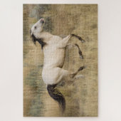 Paarden die door Prairie Grass lopen Legpuzzel (Verticaal)