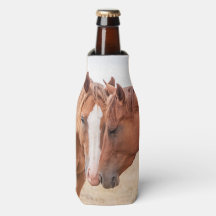 Paarden die elkaar in een weiland aaien