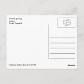 Paarden die grazen in Icacos, South Trinidad Briefkaart (Achterkant)