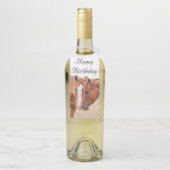 Paarden die in een weiland snuiven flessenhanger (Op fles)