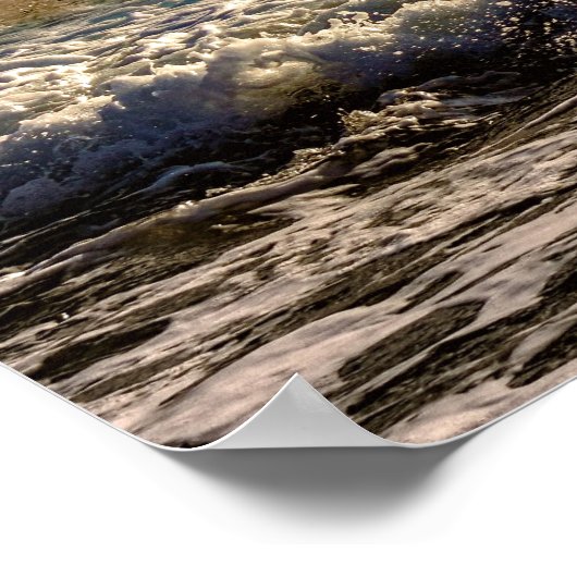 Paarden die in het Surf lopen Poster (Hoek)