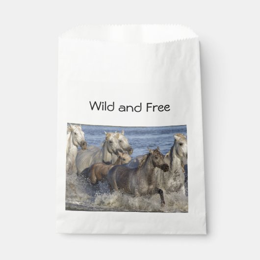 Paarden die in het water galmen bedankzakje (Voorkant)