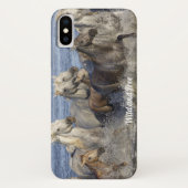 Paarden die in het water galmen Case-Mate iPhone case (Achterkant)