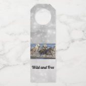 Paarden die in het water galmen flessenhanger (Voorkant)