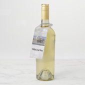 Paarden die in het water galmen flessenhanger (Schuin)