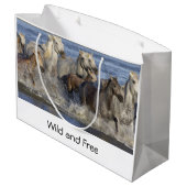 Paarden die in het water galmen groot cadeauzakje (Achterkant Gekanteld)