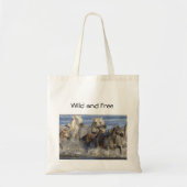Paarden die in het water galmen tote bag (Voorkant)