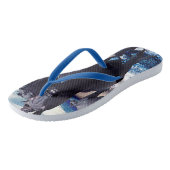 Paarden die in het water rennen teenslippers (Schuin)