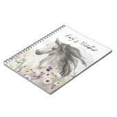 Paarden die lopen in het Notitieboek van het Vloer (Linkerzijde)