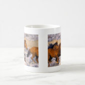 Paarden die lopen koffiemok (Center)