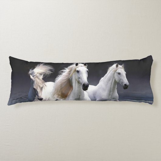 Paarden die lopen met kussens (Voorkant)