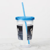 Paarden die lopen met kussens acryl drinkbeker (Links)