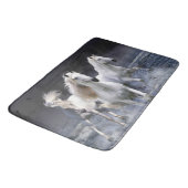 Paarden die lopen met kussens badmat (Gekanteld)