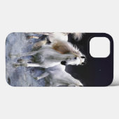 Paarden die lopen met kussens Case-Mate iPhone case (Achterkant (horizontaal))