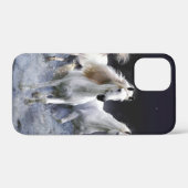 Paarden die lopen met kussens Case-Mate iPhone case (Achterkant (horizontaal))
