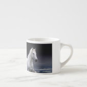 Paarden die lopen met kussens espresso kop (Rechts)
