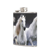 Paarden die lopen met kussens heupfles (Links)