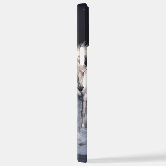 Paarden die lopen met kussens iPhone hoesje (Rechterkant)