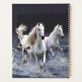 Paarden die lopen met kussens planner (Achterkant)