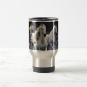 Paarden die lopen met kussens reisbeker (Center)