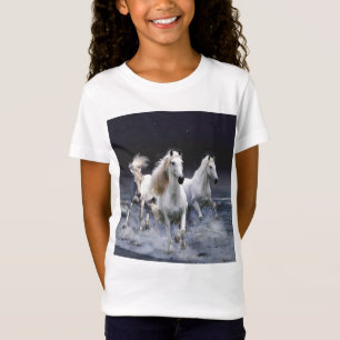Paarden die lopen met kussens t-shirt