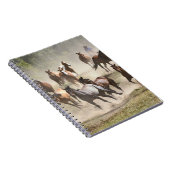 Paarden die lopen tijdens de rondleiding in Montan Notitieboek (Rechterzijde)