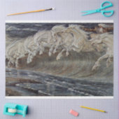 Paarden die lospaginapapier schilderen tissuepapier (Craft)