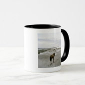 Paarden die op het strand lopen mok (Voorkant rechts)