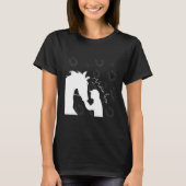 Paarden die paarden ruiken, dames voor Rider T-shirt (Voorkant)