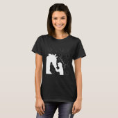 Paarden die paarden ruiken, dames voor Rider T-shirt (Voorkant volledig)