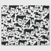 Paarden die papier of ontkoppelingspunten gebruike (Vlak)