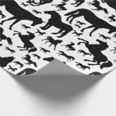 Paarden die papier of ontkoppelingspunten gebruike (Hoek)