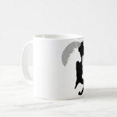 paarden die samen beker mok lopen (Voorkant links)