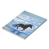 Paarden die vrij lopen door het schilderen van het notitieblok (Linkerzijde)