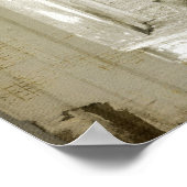 Paarden door een scheurvenster poster (Hoek)