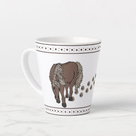 Paarden door figdewdrop Kleine Latte Mok