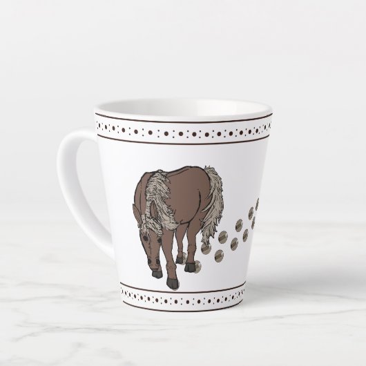 Paarden door figdewdrop Kleine Latte Mok (Linkerhoek)